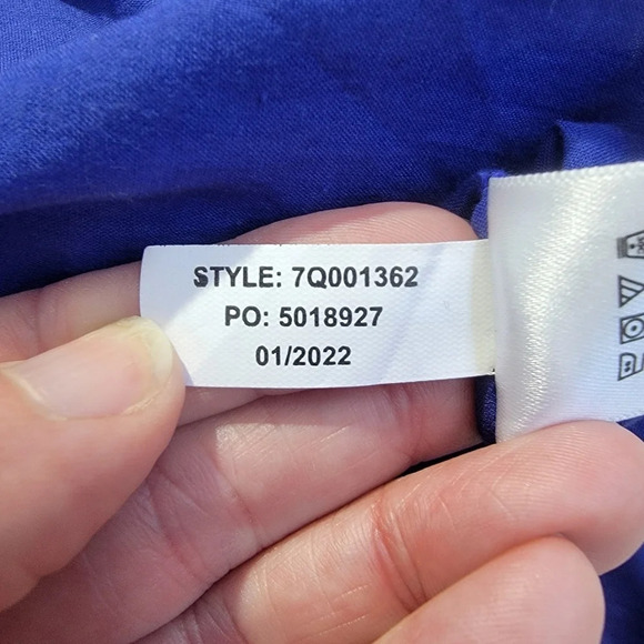 NWT Vineyard Vines Girls Flutter Sleeve Dress Blue With Pink Lt Blue Floral XL - Picture 10 of 13